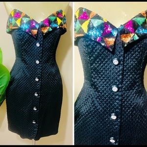 Julie Duroche Vintage Sequin Dress 🛑LAST CHANCE